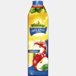 PFANNER Boisson 100% Appel – Ginger 1 L