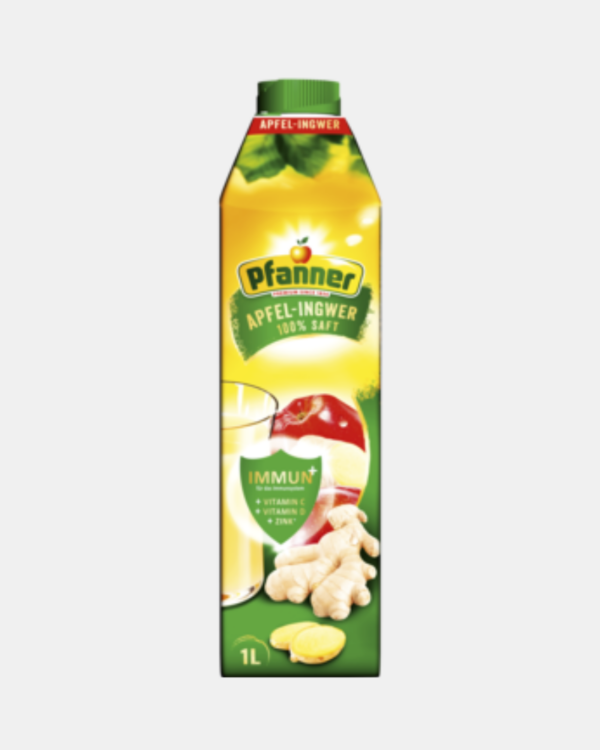 PFANNER Boisson 100% Appel gingembre 1 L