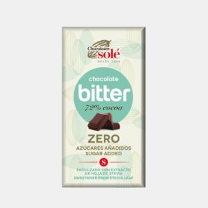 Chocolat Noir Sans Sucre 72% 100G - L326