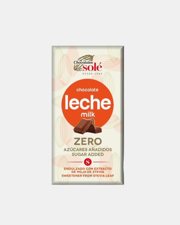 Chocolat au Lait Sans Sucre 100 GR L323