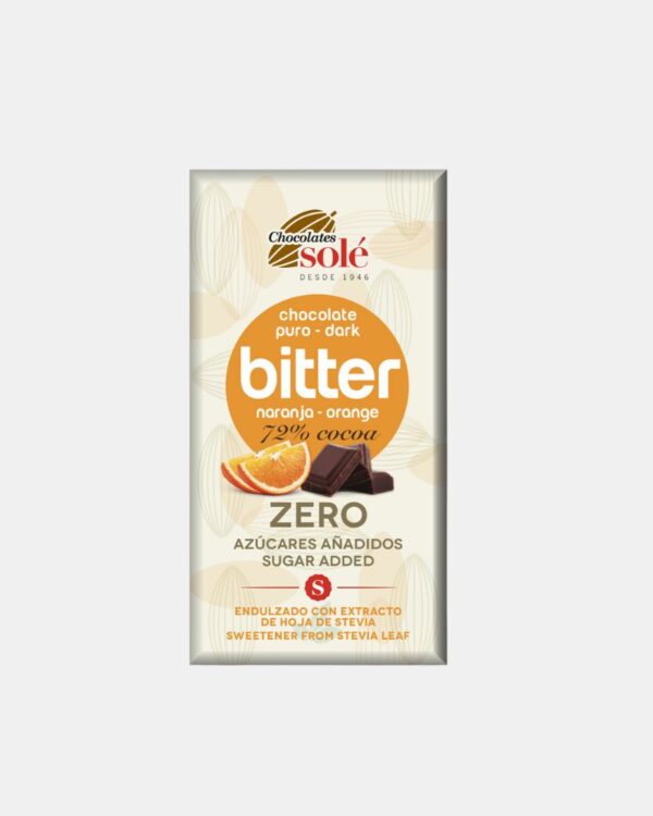 Chocolat Sans Sucre Orange 100GR L319