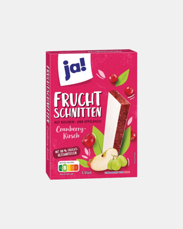 Ja! Tranches De Canneberges et De Cerises 150 G