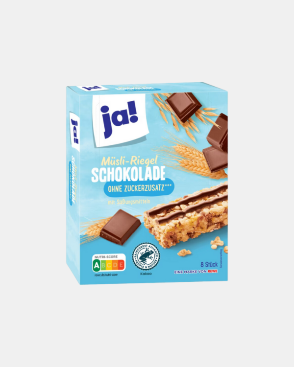 Ja! Barres Muesli Chocolat au lait 200 G