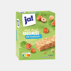 Ja! Barre De Muesli Noisette Sans Sucre 200 G