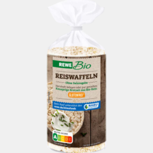 REWE Galettes De Riz Bio Sans Gluten 100 G